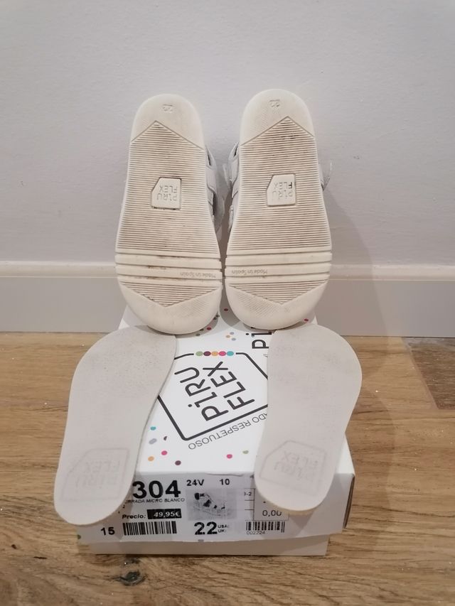 Sandalias Piruflex Blancas Talla 22