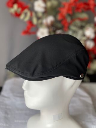 Boina de algodón negra