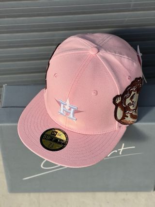 Gorra New Era Rosa y Marrón