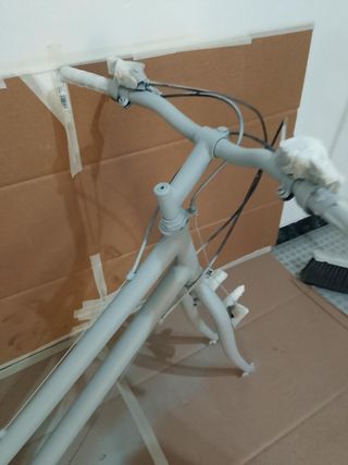 Bicicleta de montaña restaurada
