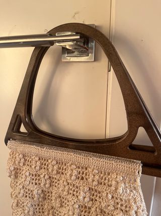 Bolso Vintage Ganchillo Beige