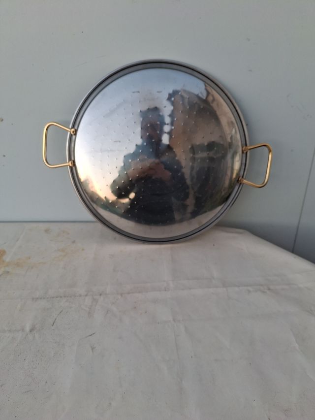 !OCASIÓN! Paellera La Ideal Acero Inoxidable18-10