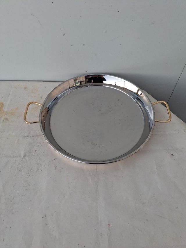 !OCASIÓN! Paellera La Ideal Acero Inoxidable18-10