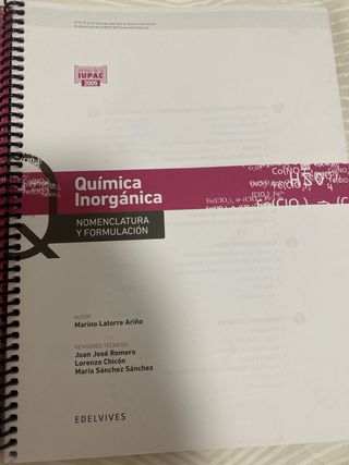 Química Inorgánica (Nomenclatura y Formulación)