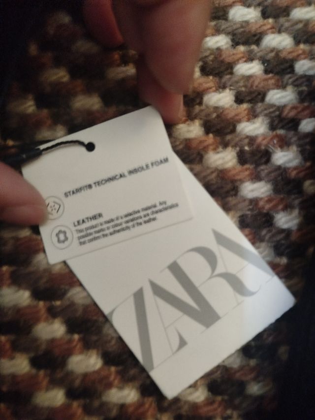 Botas altas serraje Zara T.37