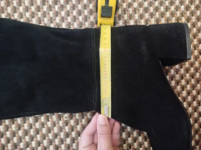 Botas altas serraje Zara T.37