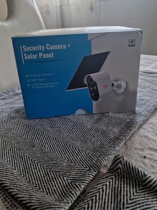 Cámara de seguridad con panel solar