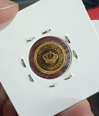 Moneda 5000 Pesetas 1989 Rosa de los Vientos ORO!