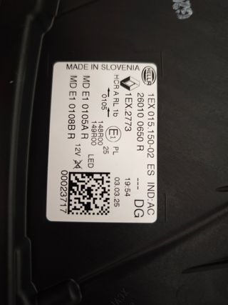 Faros NUEVOS Renault Austral Full Led Pure Vision