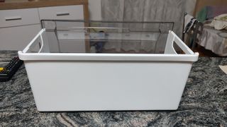 Cajón organizador transparente