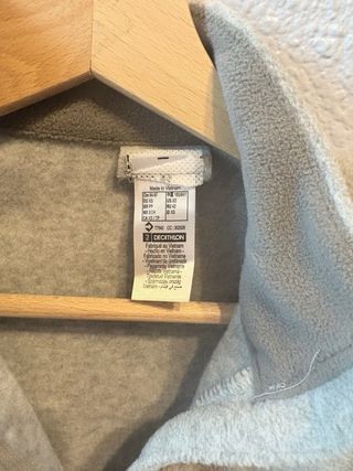 Chaqueta polar Decathlon gris