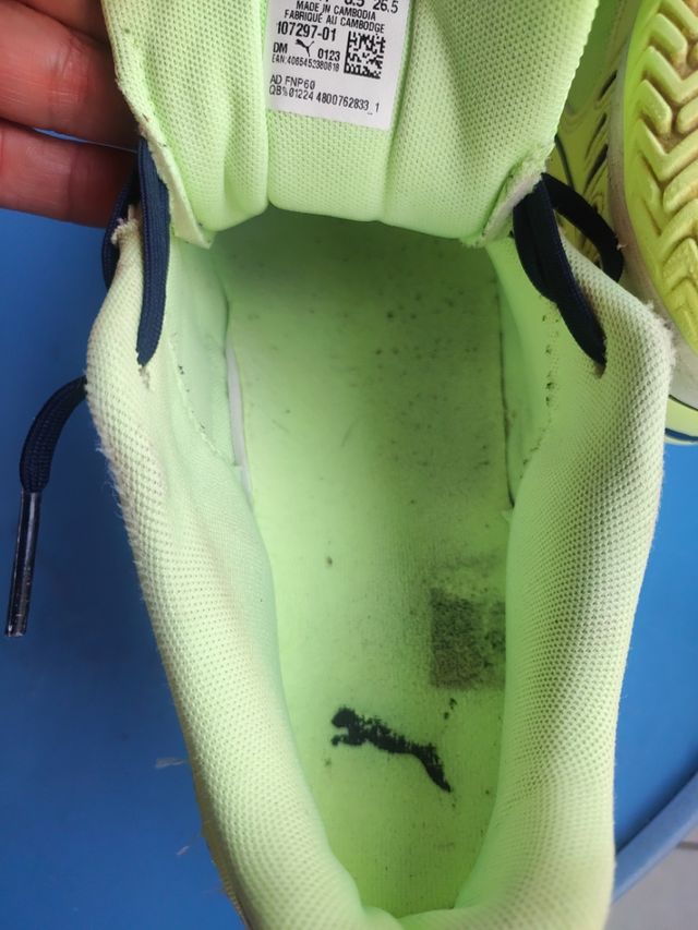 Zapatillas Padel/Tenis Puma Neón