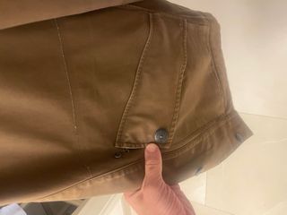 Stone Island doubleface impermeabile blu marrone
