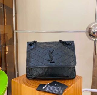 Bolso YSL Saint Laurent Cadena Negro