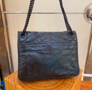 Bolso YSL Saint Laurent Cadena Negro