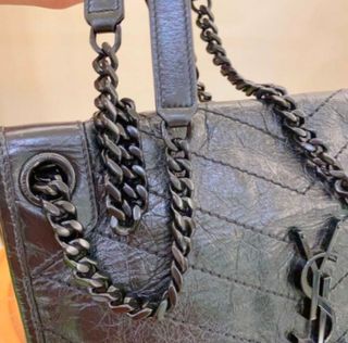 Bolso YSL Saint Laurent Cadena Negro