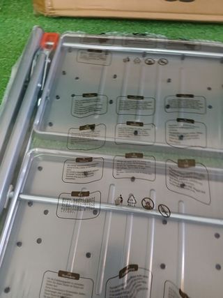 SONGMICS GSL002GY01 Escalera de 2 peldaños Plegabl