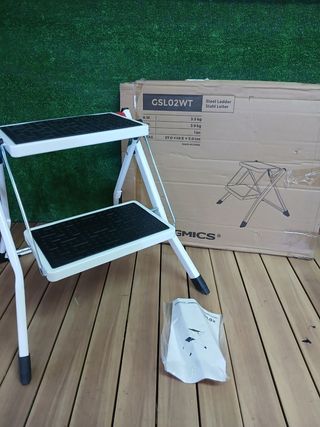 Escalera SONGMICS 2 Peldaños Plegable
