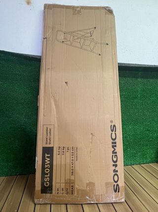 Escalera Plegable SONGMICS 3 Peldaños
