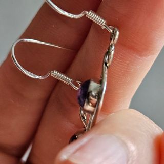 Pendientes Plata 925 Amatista