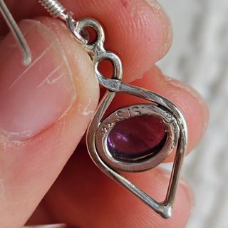 Pendientes Plata 925 Amatista