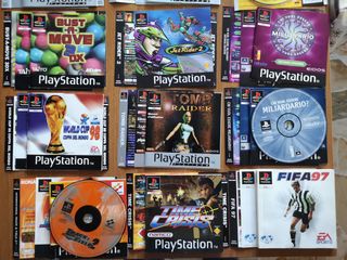 Lotto Giochi PlayStation 1 PS1 Copertine Manuali