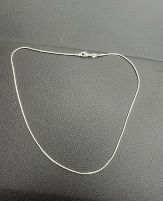 Cadena Plata 925 Cola Ratón 45cm