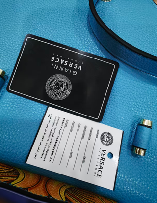 Bolso Versace x Fendi Azul y DoradoPrecio negociab