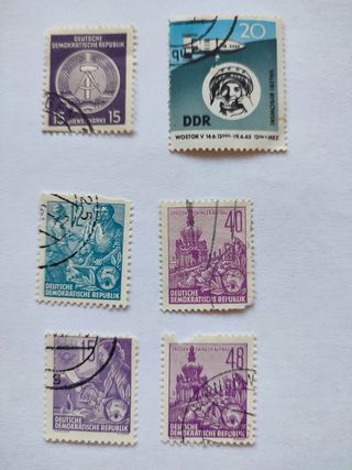 Lote sellos DDR
