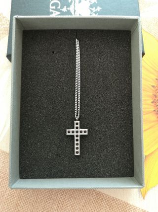 Collana uomo S'agapo croce argento