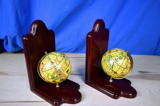 Sujetalibros Globo Terráqueo Años 70