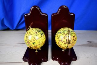 Sujetalibros Globo Terráqueo Años 70