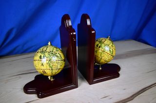 Sujetalibros Globo Terráqueo Años 70