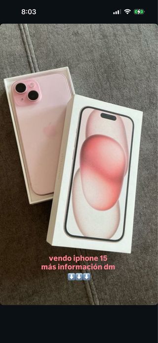 iPhone 15 Rosa
