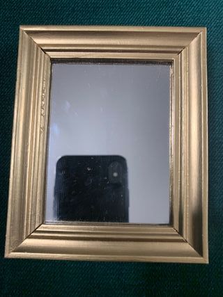 4 ESPEJOS DE MADERA AÑOS 80