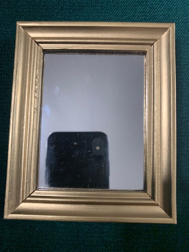 4 ESPEJOS DE MADERA AÑOS 80