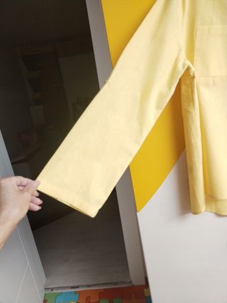 Conjunto amarillo talla grande