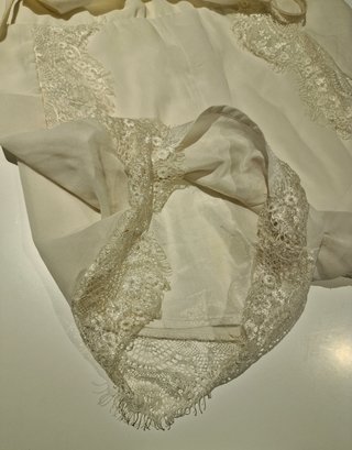 Mono corto encaje blanco Talla S