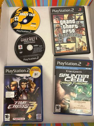 PlayStation 2 + Mandos Buzz + Juegos