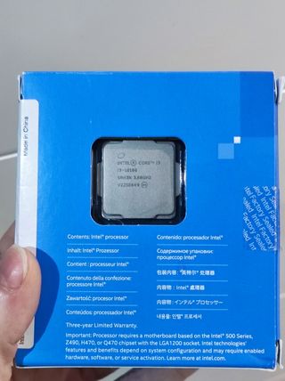 Procesador Intel Core i3-10100 10ª Gen