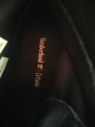 Scarponcini Timberland neri tacco alto