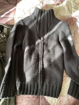 Maglione cardigan DES TEMPS blu taglia L