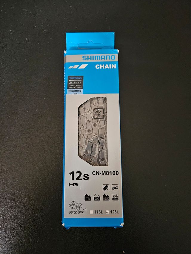 Cadena Shimano XT CN-M8100 12v HG