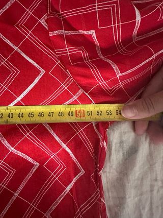 Camisa vintage roja y blanca