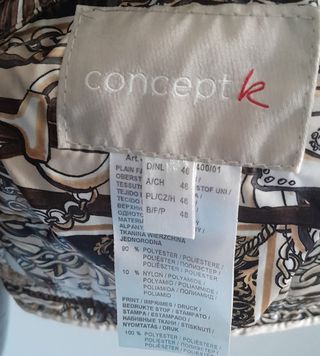 Piumino Concept K Double Face tg 46/48