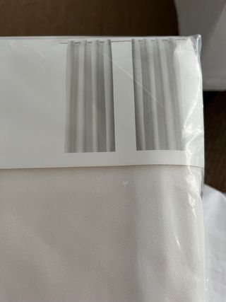Cortinas IKEA MERETE blancas 145x300 cm
