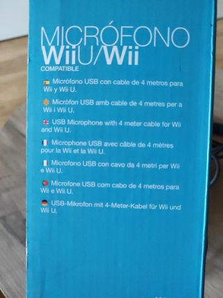 Micrófono Woxter para Wii/Wii U