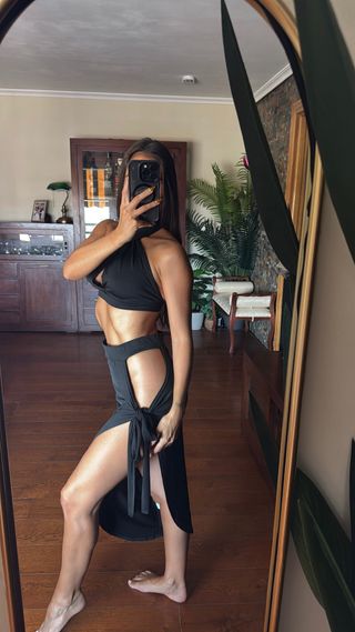 Conjunto negro talla única
