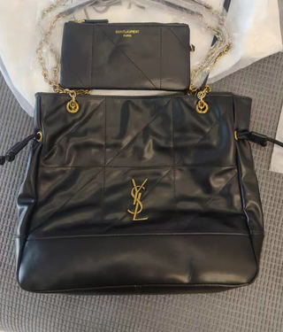Bolso YSL Jamie Large Pochon Negro Dorado