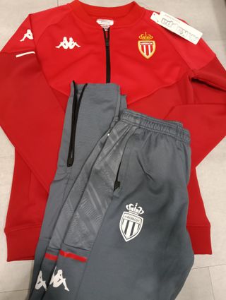 Chándal Kappa Gris y Rojo